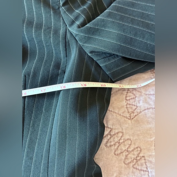 Ann Taylor Charcoal Pinstripe Blazer - Picture 4 of 13